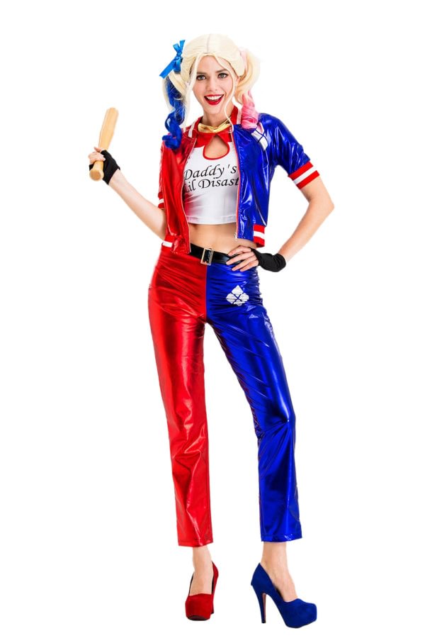 Adult Suicide Squad Harley Quinn Costume-elleschic