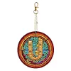 Diamond Painting Double Sided Letters Keychain Pendant(U)