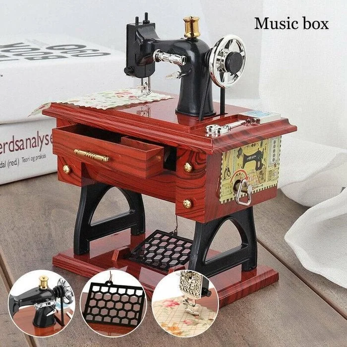 &#127881;(Last Day 44% OFF) Mini Sewing Machine Music Box (Buy 2 Free Shipping)
