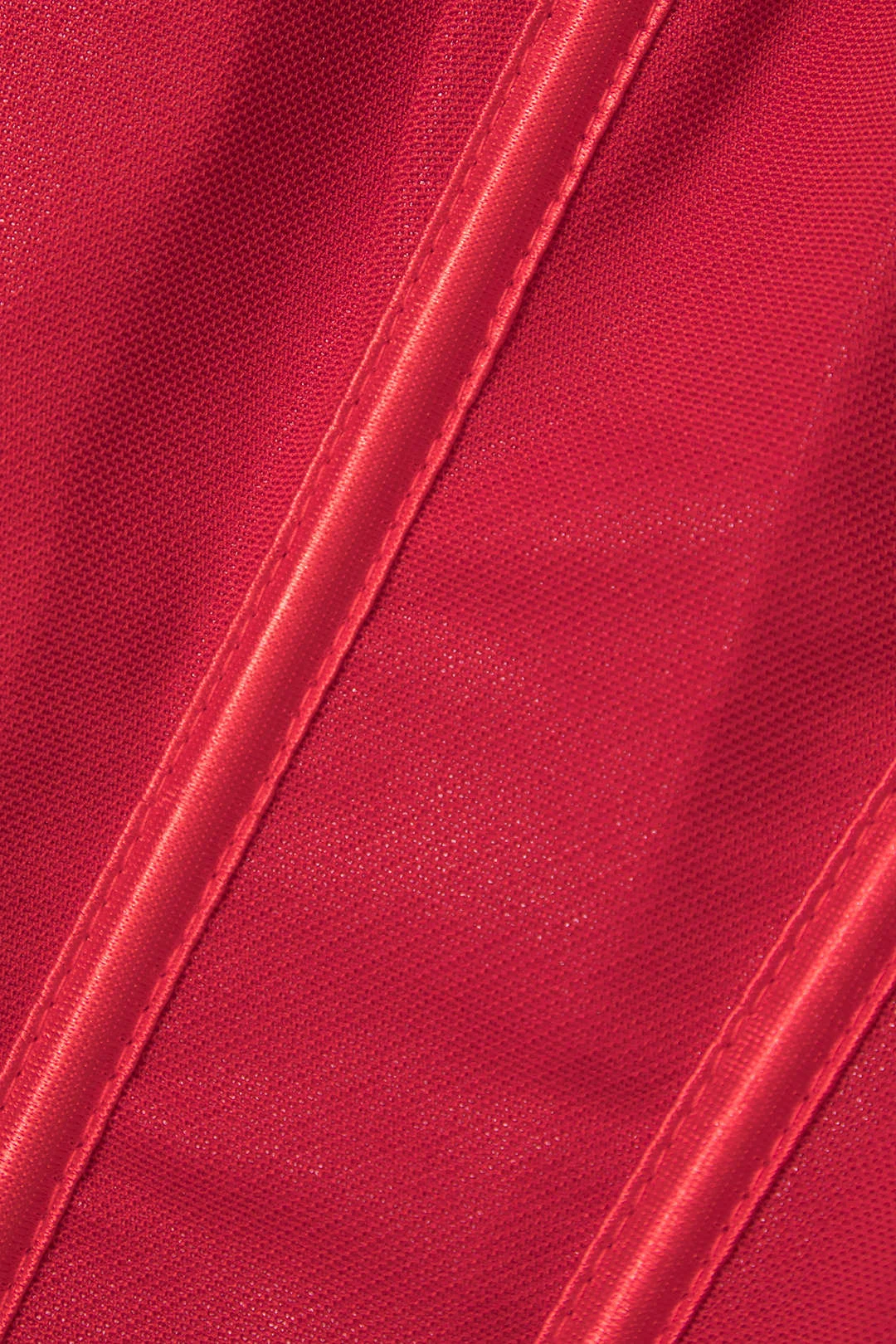 Brownm V Hem Tie Back Corset Top