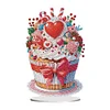 Heart Dessert Table Top Diamond Painting Ornament Kits for Office Desktop  Decor