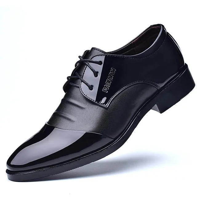 Men's Formal Shoes PU Spring / Summer Business Oxfords Black / Brown