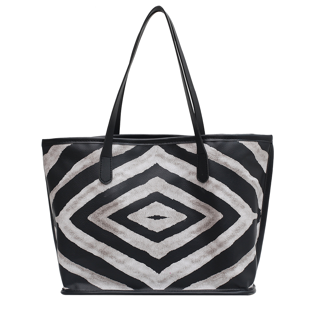 

Casual Animal Pattern Handbag PU Large Capacity Shoulder Shopping Bag, 501 Original