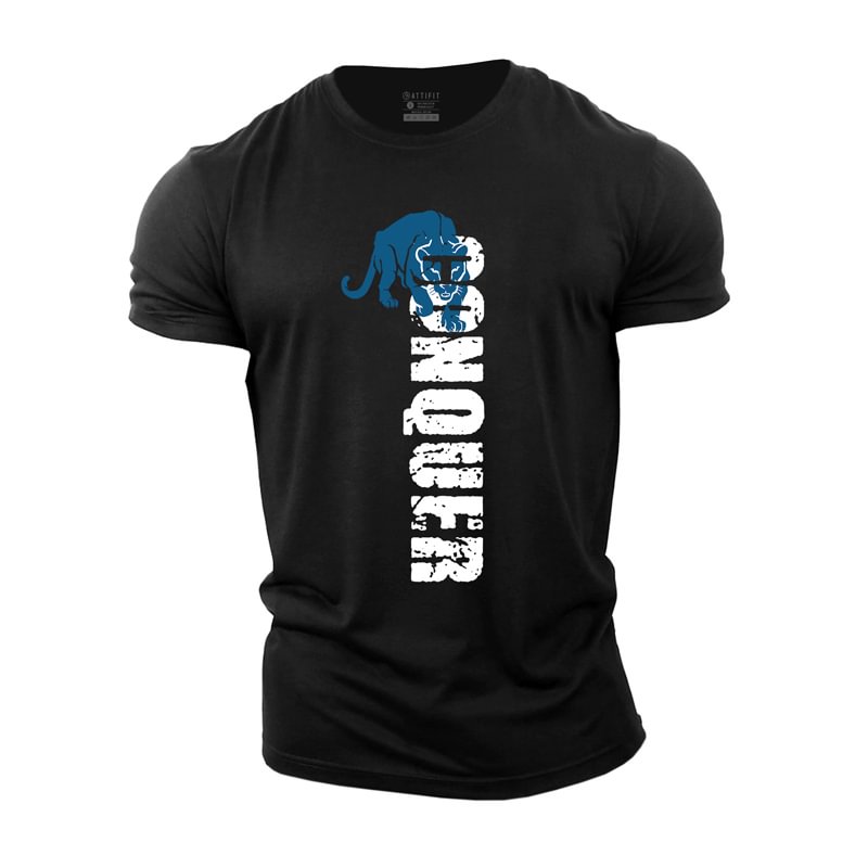 Cotton Conquer Graphic Men's T-shirts tacday
