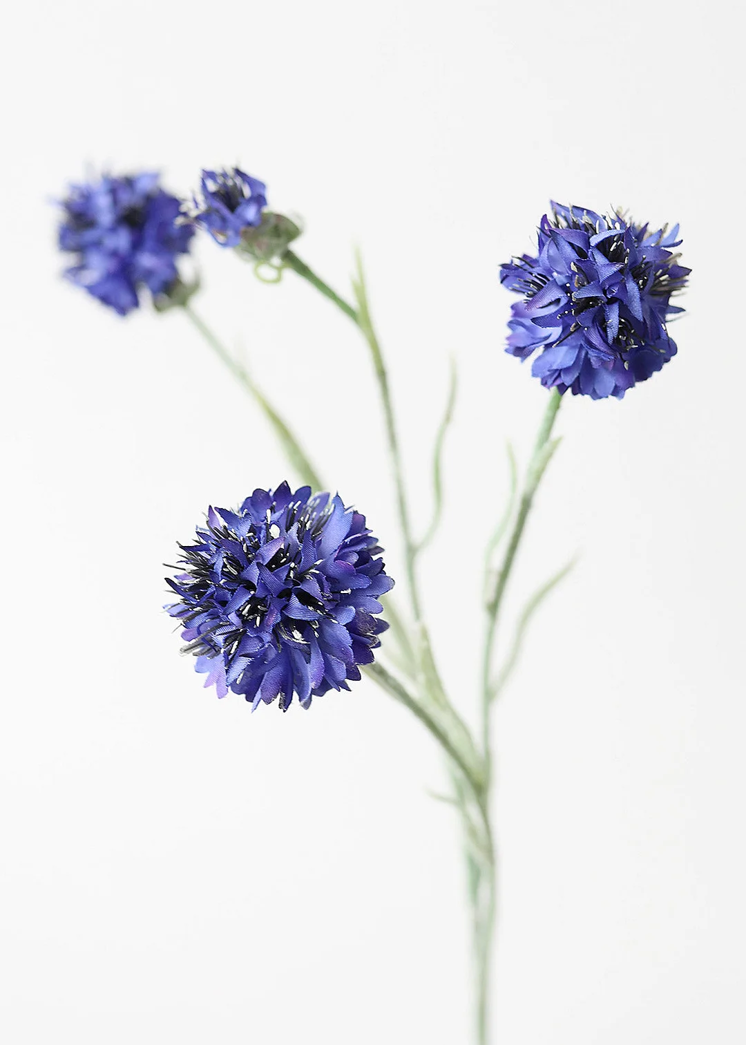 Artificial Cornflower Flower in Blue - 24"