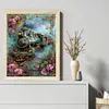 Train-11CT Stamped Cross Stitch 40*55cm/15.75*21.65in