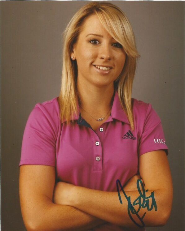 LPGA Jodi Ewart Shadoff Autographed Signed 8x10 Photo Poster painting COA