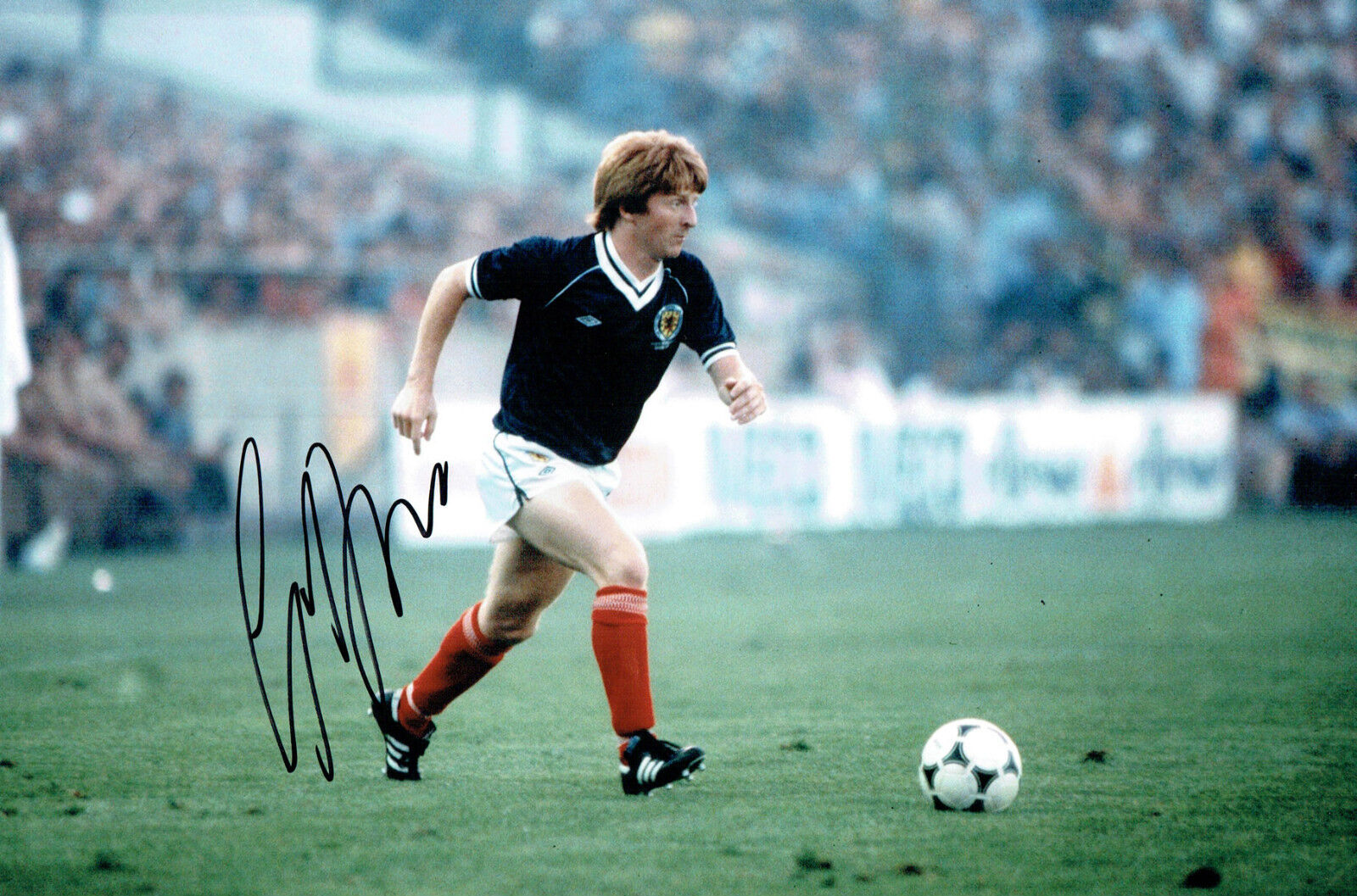 Gordon STRACHAN Signed Autograph 12x8 Photo Poster painting AFTAL COA SCOTLAND Football Manager