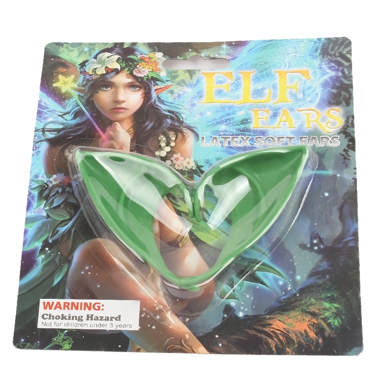 Halloween Elf Ears Party Dress Up Props Latex Elf Tip Simulation Ears Props
