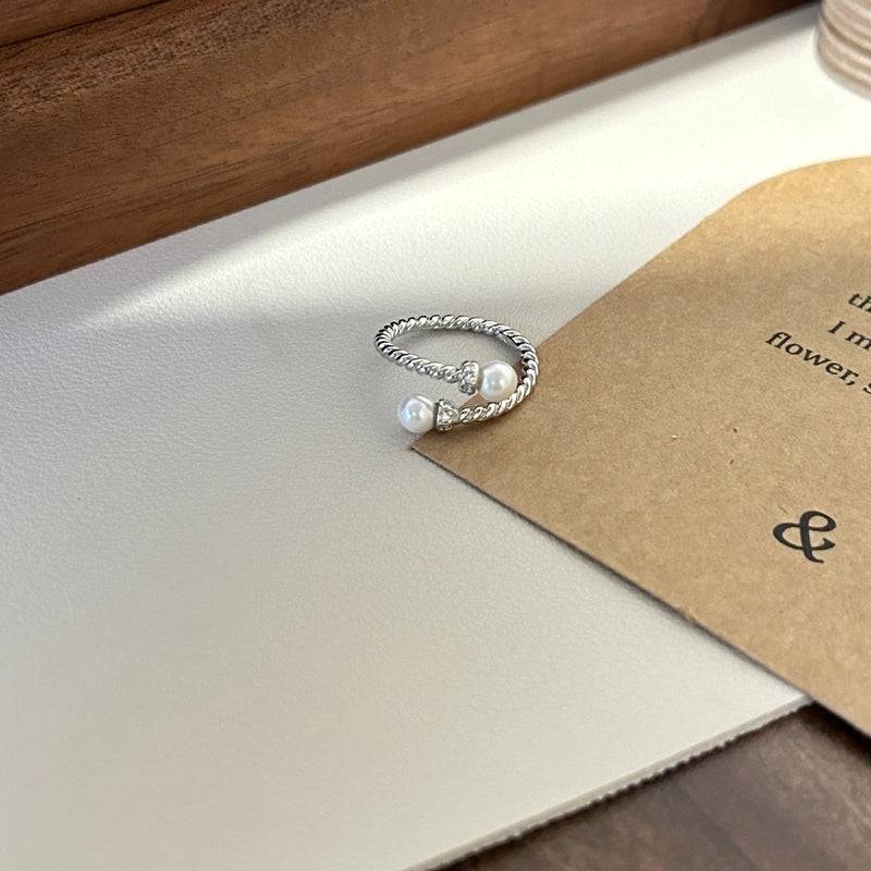 Minimalist Geometric Copper Plating Women’s Open Rings