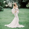 Maternity Sexy Strapless Dresses Photography Props Dress