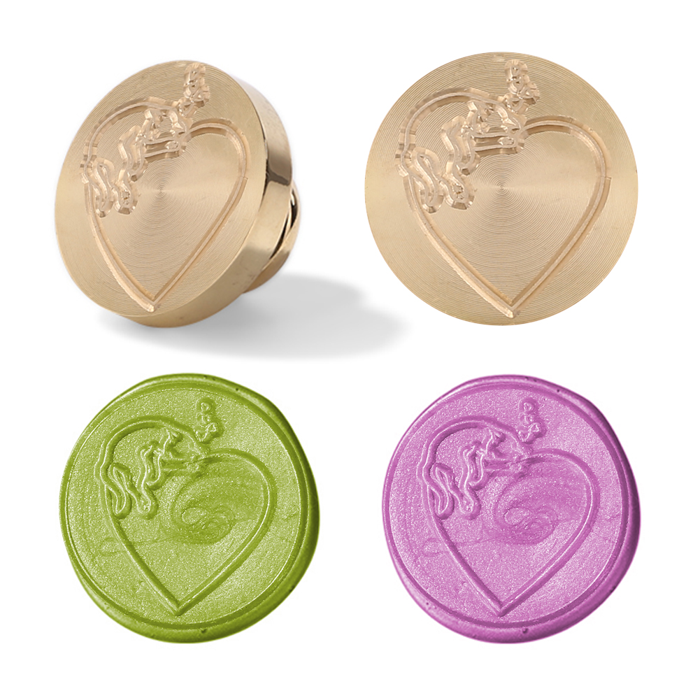 

25MM Couple Love Sealing Wax Stamp Head, 501 Original
