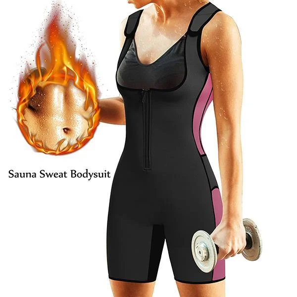 WOMEN LOSE WEIGHT SPORT SWEATING BODYSUIT