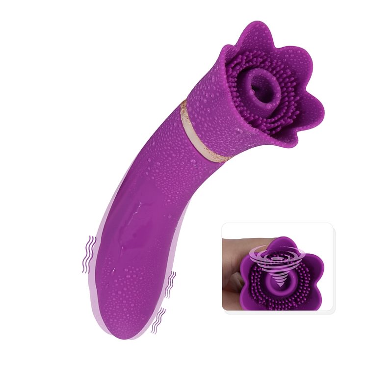 Flower Sucking Vibrator Nipple Massager G Spot Clitoris Stimulator 