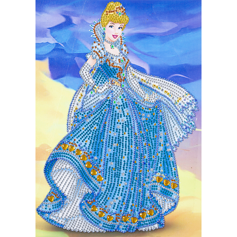 

Princess - Special Shaped Diamond Painting - 30*40CM, 501 Original