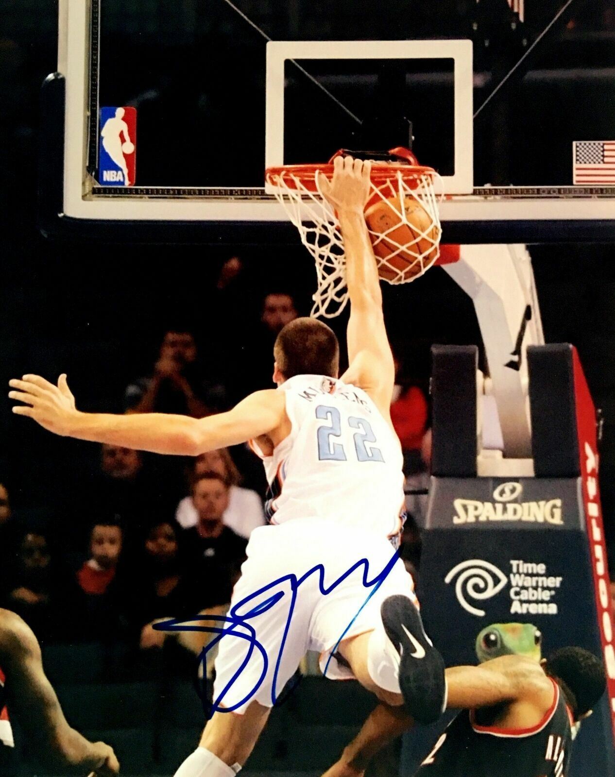 BJ Mullens Signed Charlotte Bobcats 8x10 Photo Poster painting  SHIP Autograph Auto