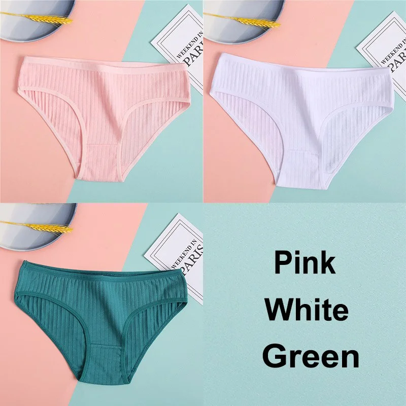 Billionm Cotton Panties Women's Underwear Casual Solid Color Panties for Women Intimate Lingerie Sexy Briefs Female Underpants M-XL