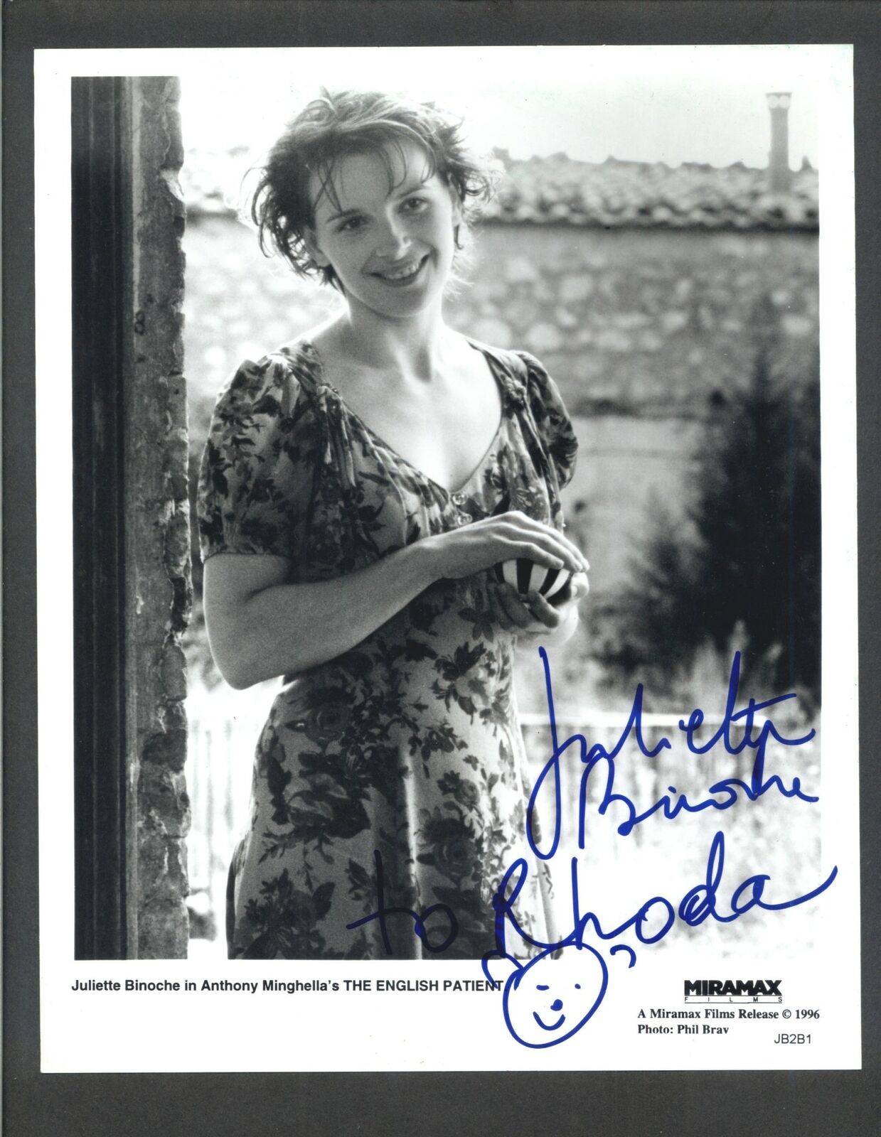 Juliette Binoche - Signed Autograph Movie Still - The English Patient