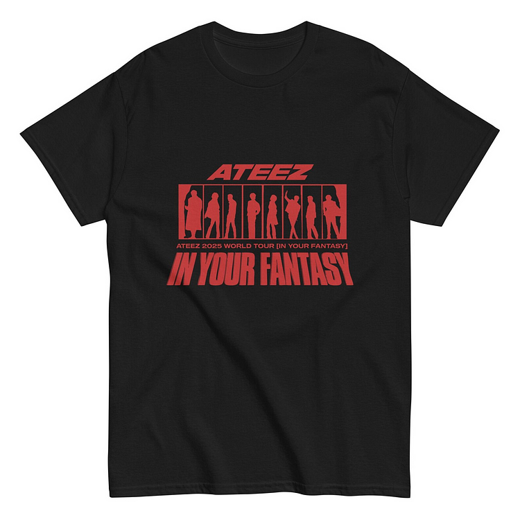 Ateez 2025 World Tour In Your Fantasy Simple T-Shirt officialateezshop