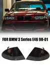 1 Pair Turn Signals Lamp 631369027 No Bulbs for BMW E46 3 Series Sedan 1998-2001