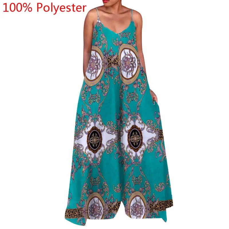 Overalls For Women Casual Sleeveless Jumpsuits 2022 VONDA Female Office Wide Leg Pants Long Trousers Palazzo Pants Dungaree