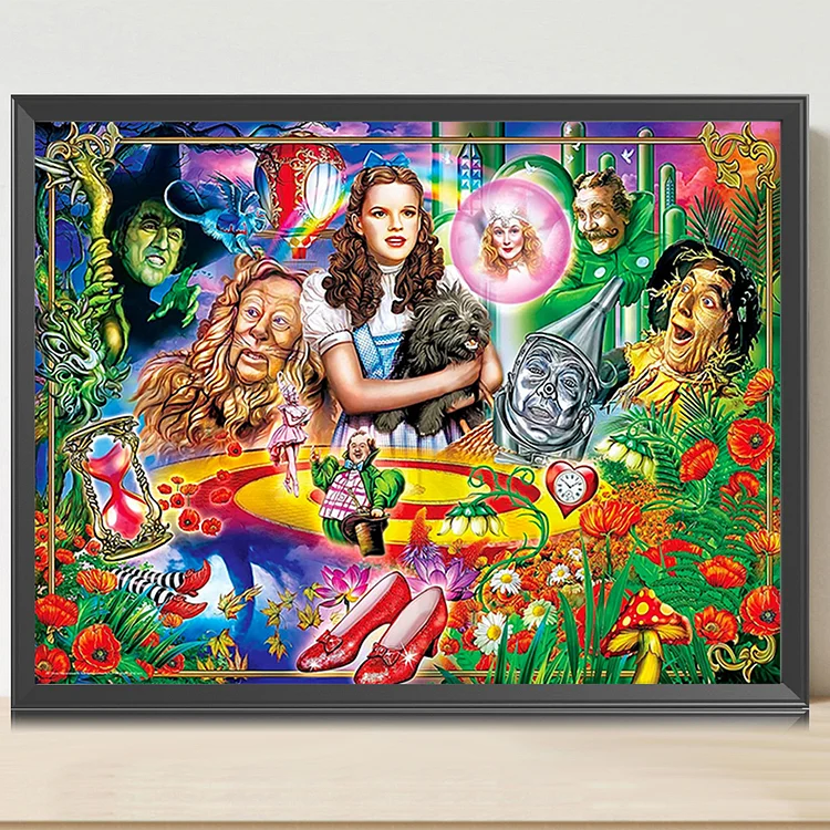 Wizard Of Oz 40*30cm(canvas) full square drill diamond painting 4.99