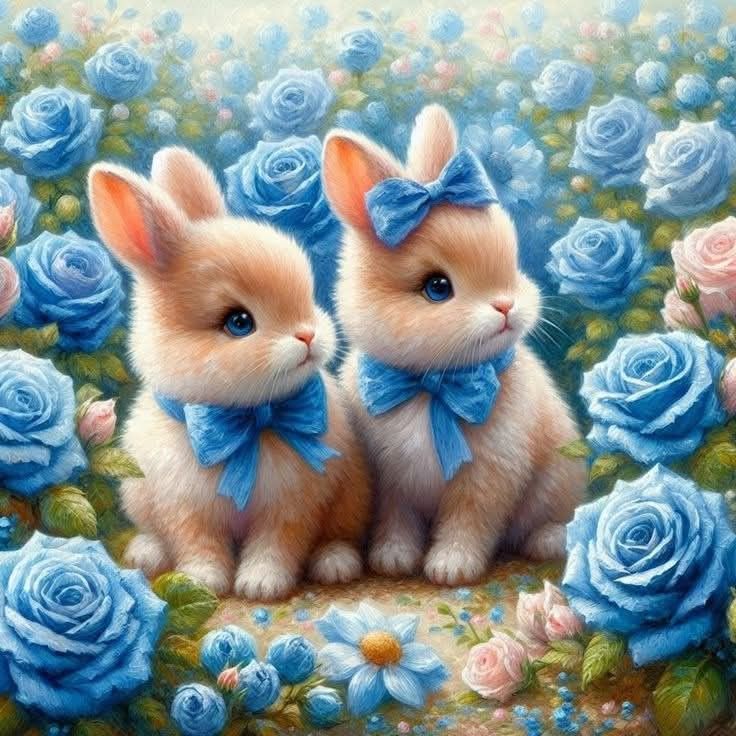 DIY Painting By Numbers | rabbit - 40cm*40cm