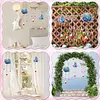 3PCS-1 5D DIY Diamond Painting Wind Chimes Suncatcher Kit Double Sided Diamond Art Kits Suncatcher with Crystal Pendant for Home Wall Window Decor Adults DIY Art Craft