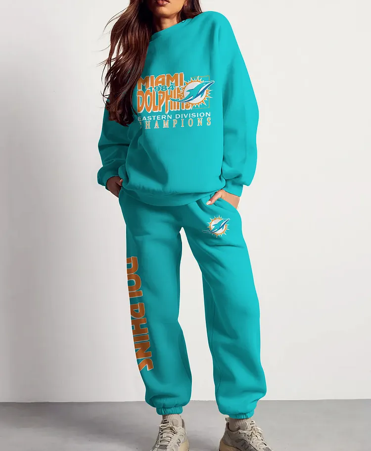 Miami Dolphins  3D sweatsuit and sweatpants 2 piece outfits