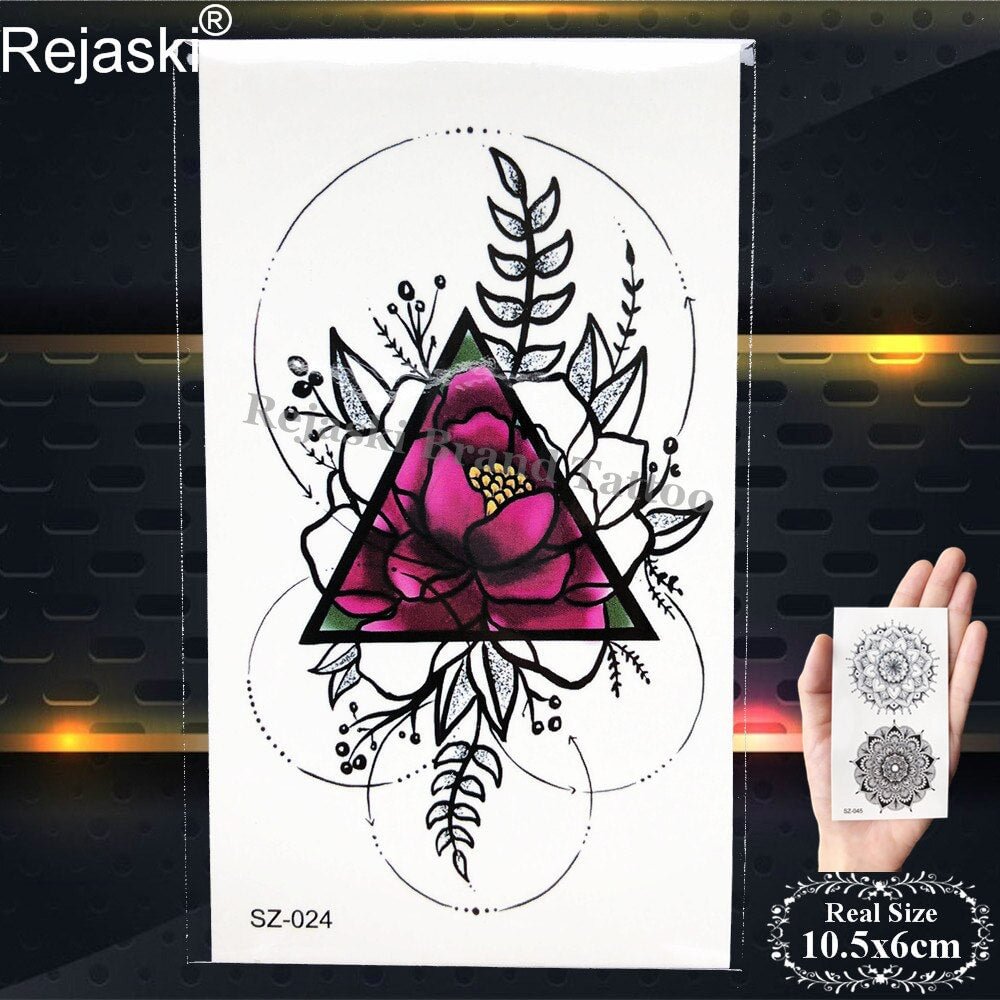 Labrador Dog Temporary Tattoo Stickers Women Body Arm Leaf Black Fake Tatoo Men Kids Waterproof 3D Tattoo Golden Retriever