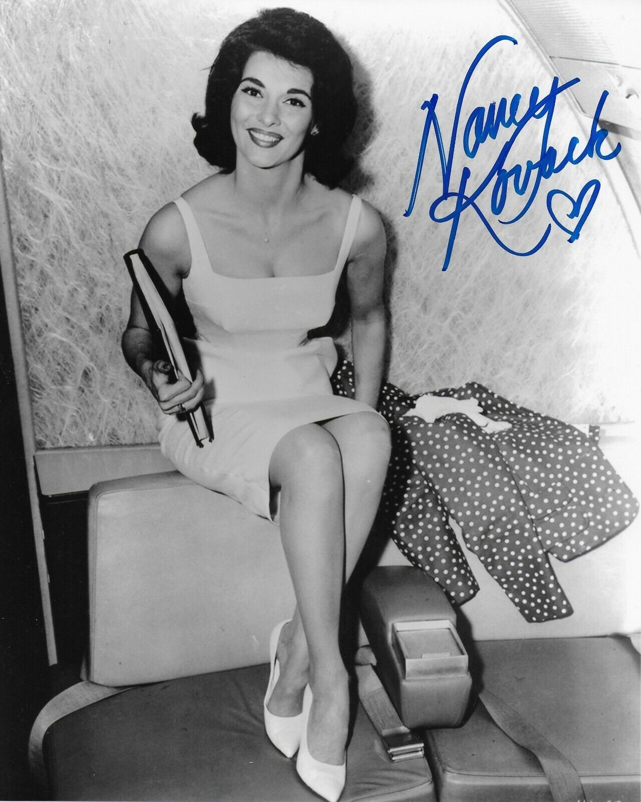 Nancy Kovack Original Autographed 8X10 Photo Poster painting #4 signed at Hollywood Show