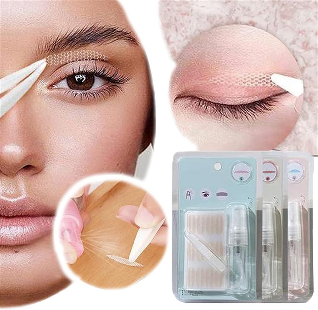 Invisible Eye-Lifting By Sticked Double Eyelid Tape Invisible Self-Adhesive Eye Line Strip Sticker Latex-Free Eyelid Lift Strips