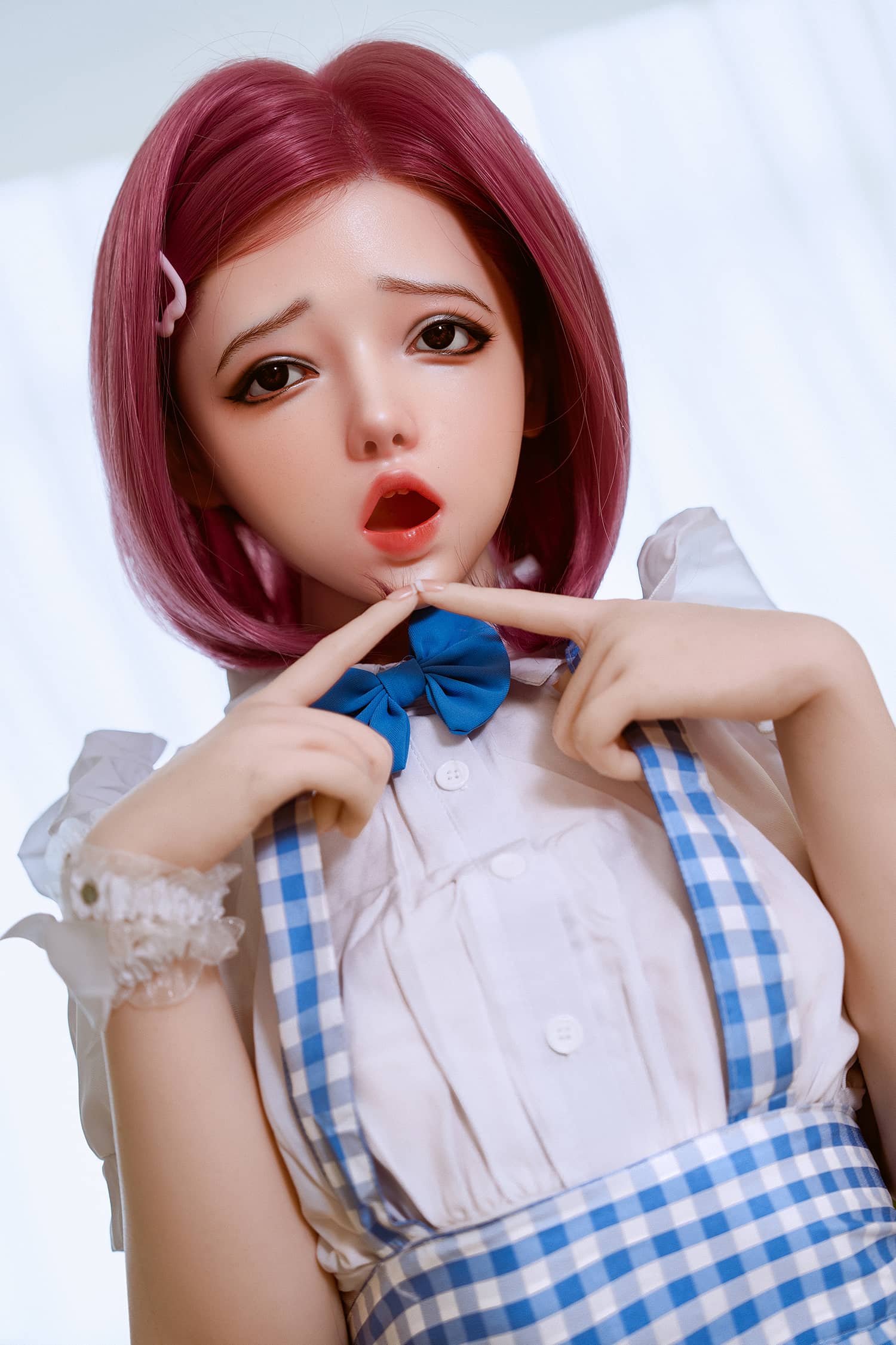 SYDOLL 150cm (4.92')  Flat Chest Sex Doll A Cup Movable Jaw Head + Silicone Body #291 (NO.270) SYDOLL Littlelovedoll