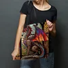 Colorful Dragon - 11CT DIY Stamped Cross Stitch Shopping Bag 40*40cm/15.75*15.75in