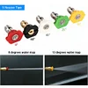 Pressure Washer Nozzle Holder with Power Tips 1/4 Quick Connect Daily for Garden