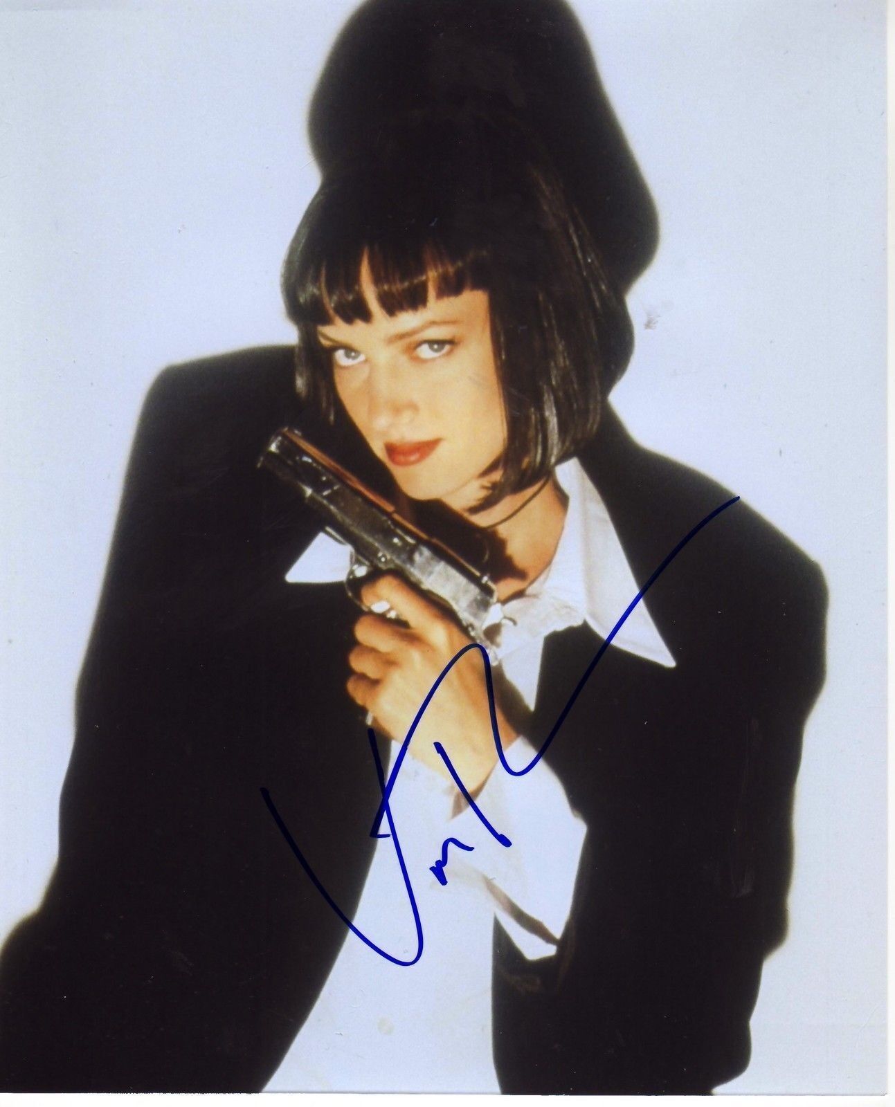 UMA THURMAN - PULP FICTION AUTOGRAPH SIGNED PP Photo Poster painting POSTER