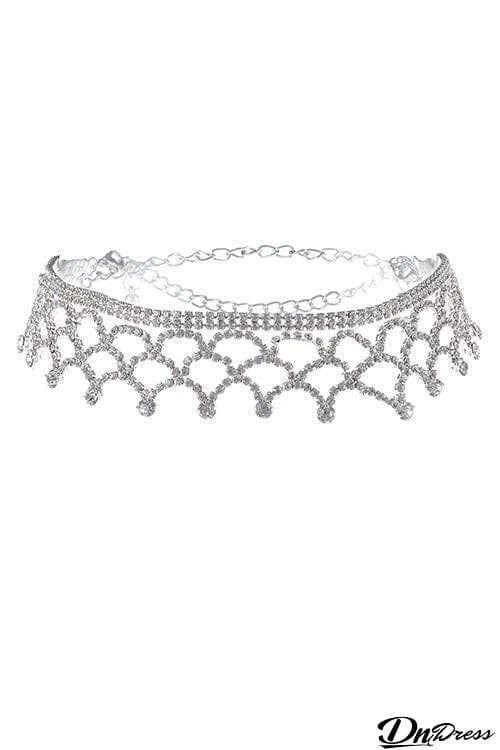 Rhinestone Choker