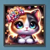 Diamond Painting-DIY Full Round Drill Cat