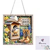 (US Local)Acrylic DIY Boots Hanging Diamond Art Kits Wall Door Decoration)