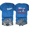 No Crying in Baseball Dodgers Tee