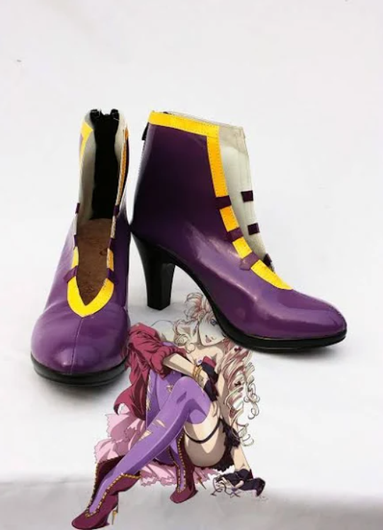 Macross F Shirley Lu Cosplay Boots Shoes