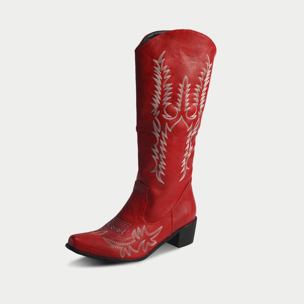 Women's Western Boots Durabl High Tube Waterproof Cowboy Boots