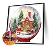 (Multistyle) Boule De Cristal De No&euml;l Forme Sp&eacute;ciale Diamant Peinture 30X30CM
