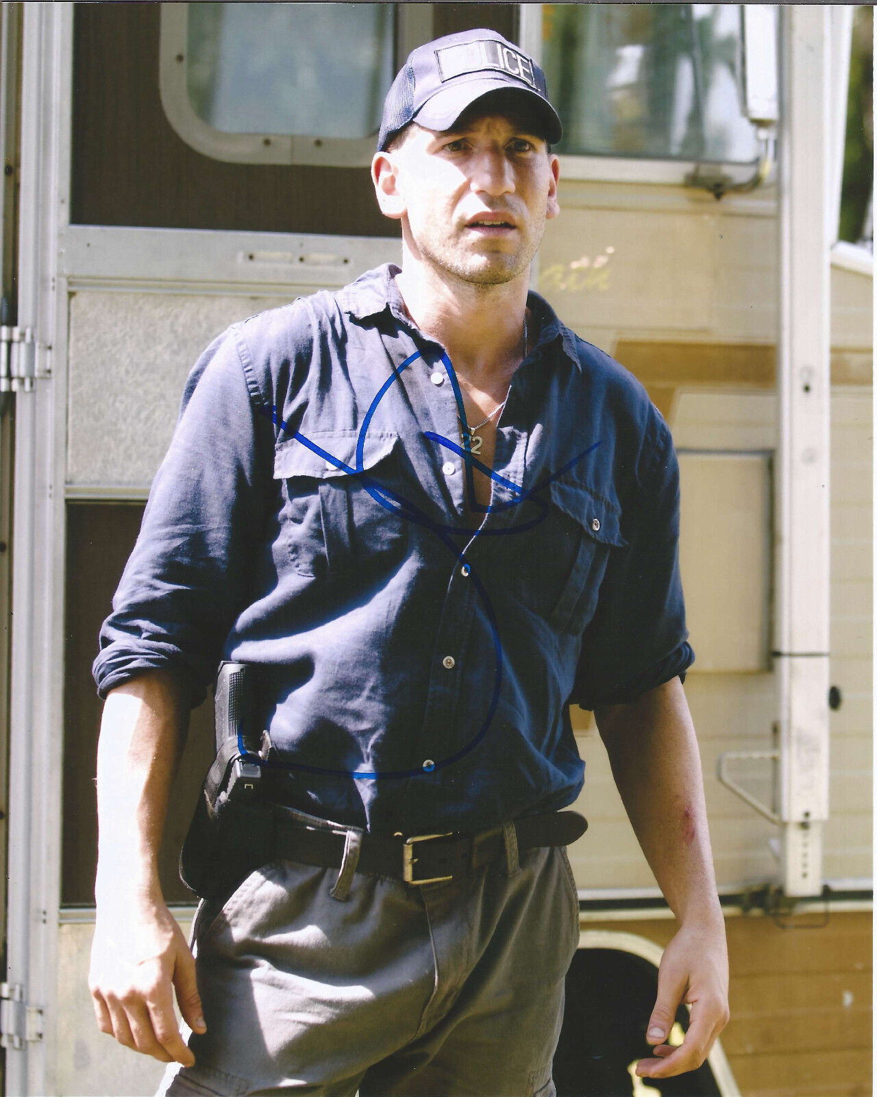 JON BERNTHAL HAND SIGNED AUTHENTIC THE WALKING DEAD 'SHANE' 8X10 Photo Poster painting 3 w/COA