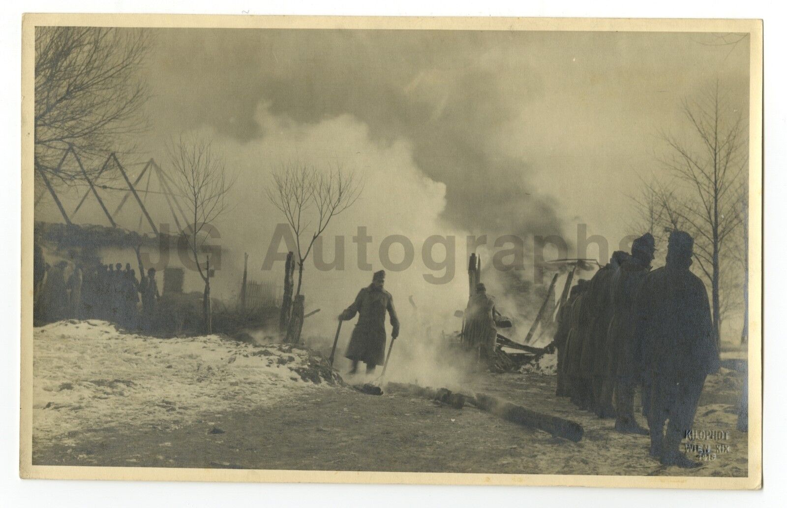 Eastern Front, WWI, Poland - Original Silver Print Photo Poster paintinggraph by Kilophot, 1915