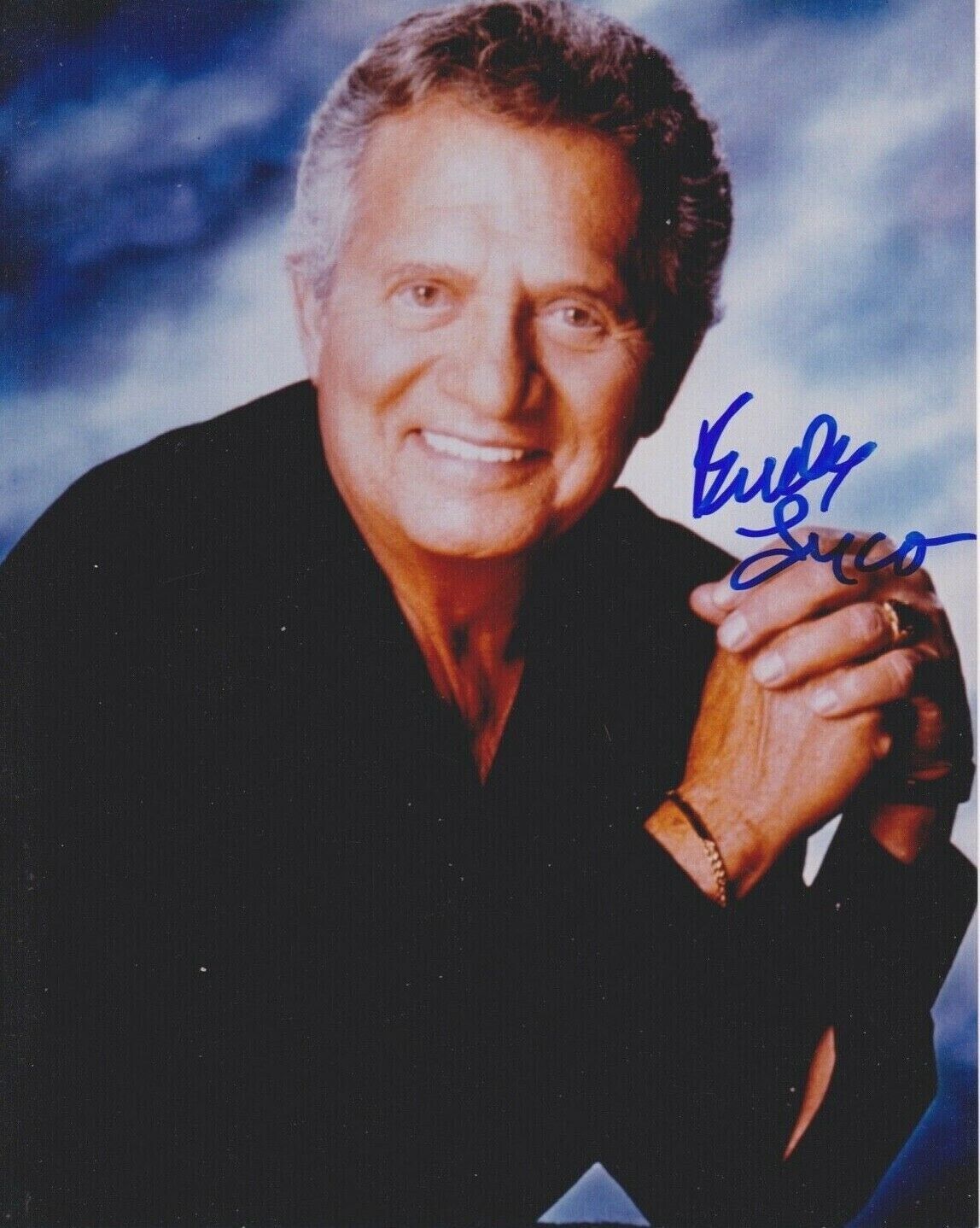 Signed Original Color Photo Poster painting of Buddy Greco of Music