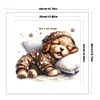 Sleeping Puppy-11CT Stamped Cross Stitch 40*40cm/15.75*15.75in