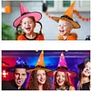 Halloween Chapeau de Sorci&egrave;re Rougeoyant Led Magicien