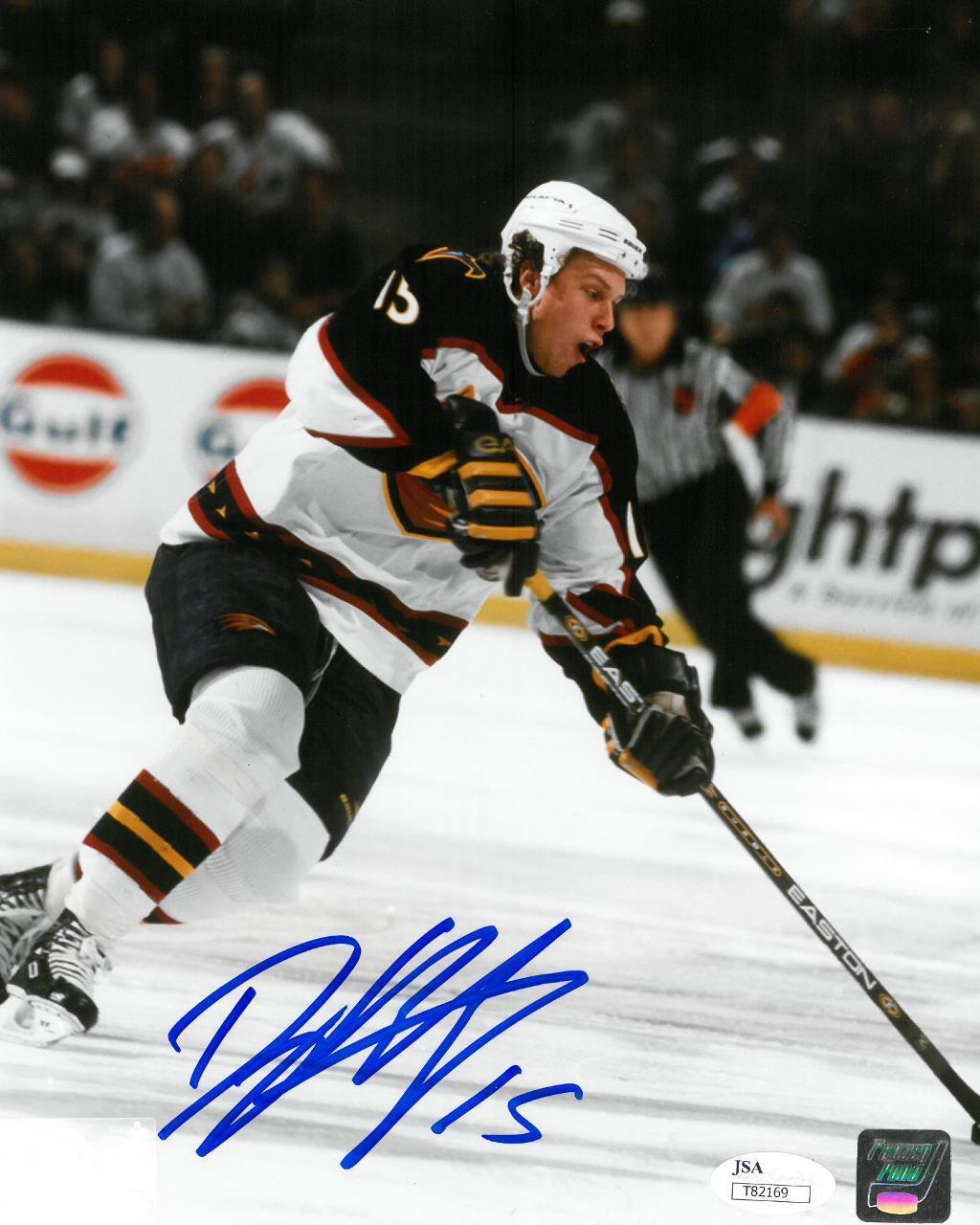 Dany Heatley Signed Thrashers Authentic Autographed 8x10 Photo Poster painting JSA #T82169