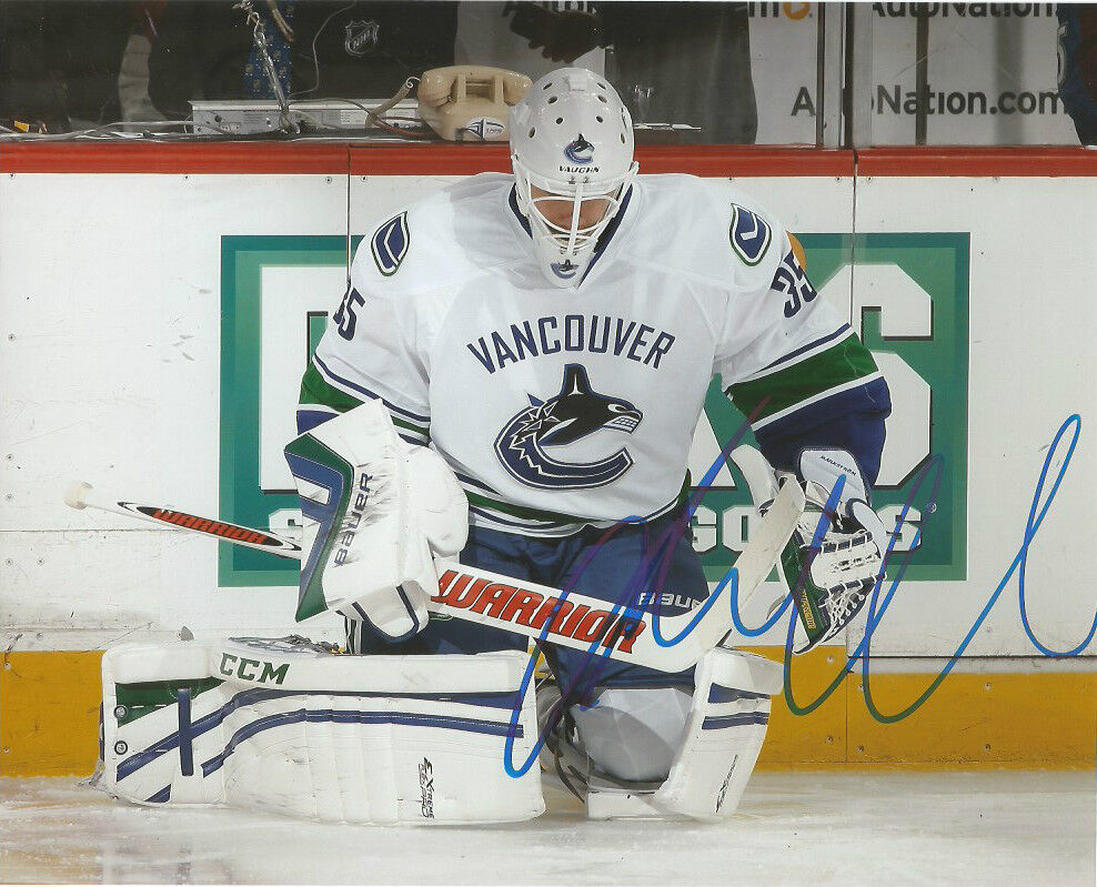 Vancouver Canucks Jacob Markstrom Signed Autographed 8x10 Photo Poster painting COA C